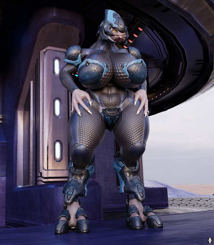 3d_(artwork) abs absurd_res alien armor big_breasts big_butt bodysuit breasts butt cleavage clothed clothing curvy_figure digital_media_(artwork) female gabrielarchgod halo_(series) headgear helmet hi_res huge_breasts huge_butt huge_hips huge_thighs microsoft muscular muscular_female pasties sangheili skinsuit solo thick_thighs tight_clothing voluptuous wide_hips xbox_game_studios