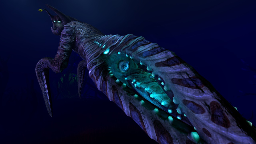 4_eyes amiafurryoraminotidkk anal anal_vore bioluminescence cloacal cloacal_penetration cloacal_vore cyclops_(subnautica) deep_sea female feral glowing looking_back macro multi_eye object_insertion penetration rear_view sea_emperor_leviathan_(subnautica) solo submarine subnautica tentacles unbirthing vaginal vehicle vore watercraft
