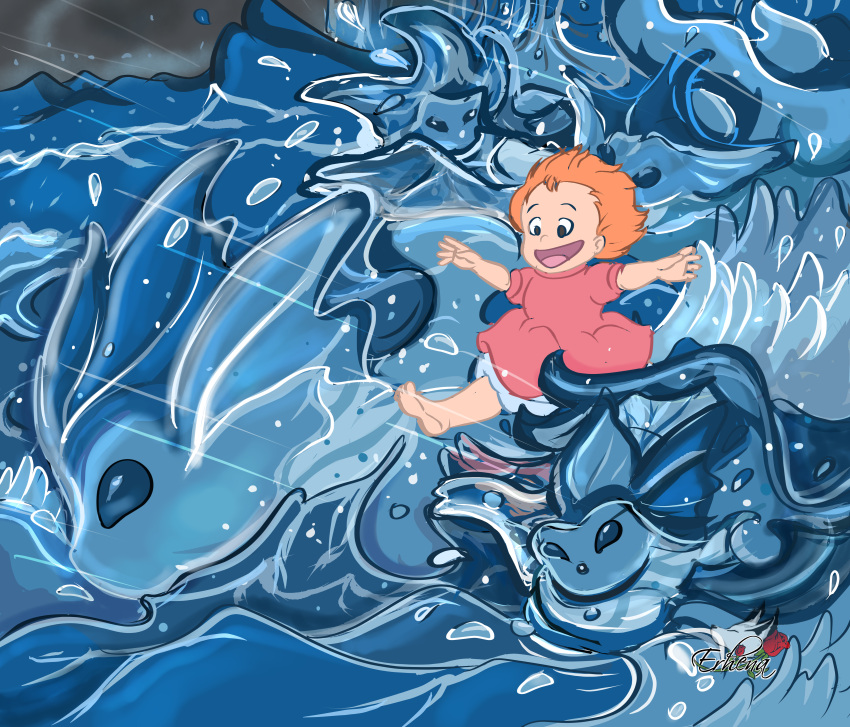 absurd_res animated eeveelution ghibli hi_res invalid_tag japan miyazaki nintendo pokemon pokemon_(species) ponyo ponyo_on_a_cliff_by_the_sea