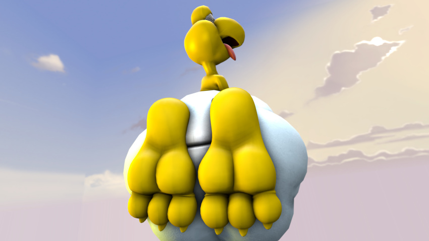 16:9 3_toes 3d_(artwork) ambiguous_gender anthro barefoot big_feet blank_stare claws cloud cloud_(species) cloud_(super_mario_bros) cloudscape dazed digital_media_(artwork) exposed_chest feet floating foot_fetish foot_focus hi_res huge_feet hypnosis intelligence_loss kneeling koopa koopa_troopa light mario_bros mind_control mind_wipe mindless nintendo nude open_mouth photorealism plantigrade prometheusn4 ringed_eyes scalie shaded sky sky_background solo staring_up sunlight toe_claws toes tongue tongue_out widescreen yellow_body yellow_claws yellow_feet yellow_toes