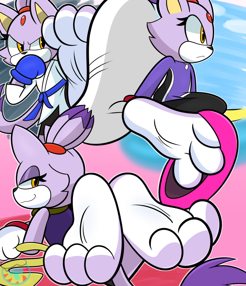 absurd_res anthro blaze_the_cat domestic_cat feet felid feline felis female foot_focus fur hi_res mammal mintytempest paws purple_body purple_fur sega soles sonic_the_hedgehog_(series) toes yellow_eyes