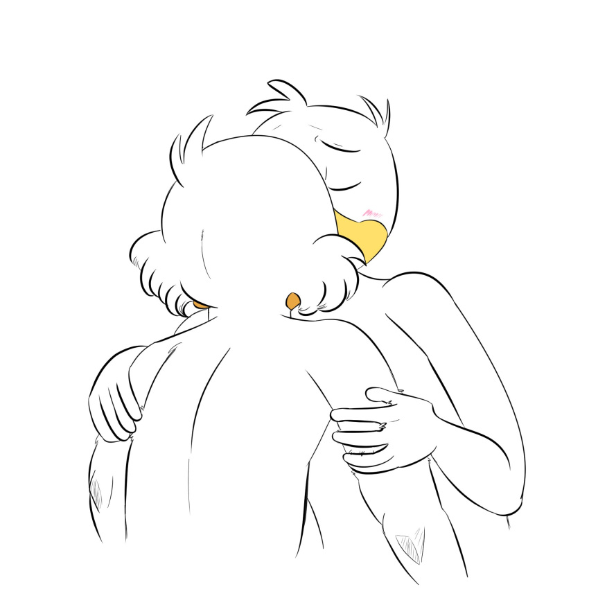 age_difference anatid anseriform anthro avian bird blush blush_lines disney donald_duck duck ducktales ducktales_(2017) duo hi_res incest_(lore) kissing male male/male older_male scrooge_mcduck sinfulbearrings younger_male