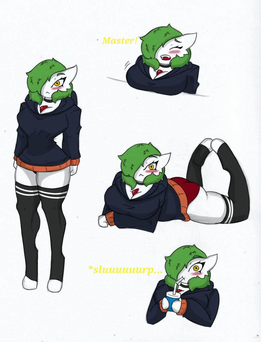 absurd_res anthro big_breasts blush breasts english fan_character female gardevoir generation_3_pokemon gigi hi_res nintendo pace-maker pokemon pokemon_(species) small_waist solo thick_thighs wide_hips