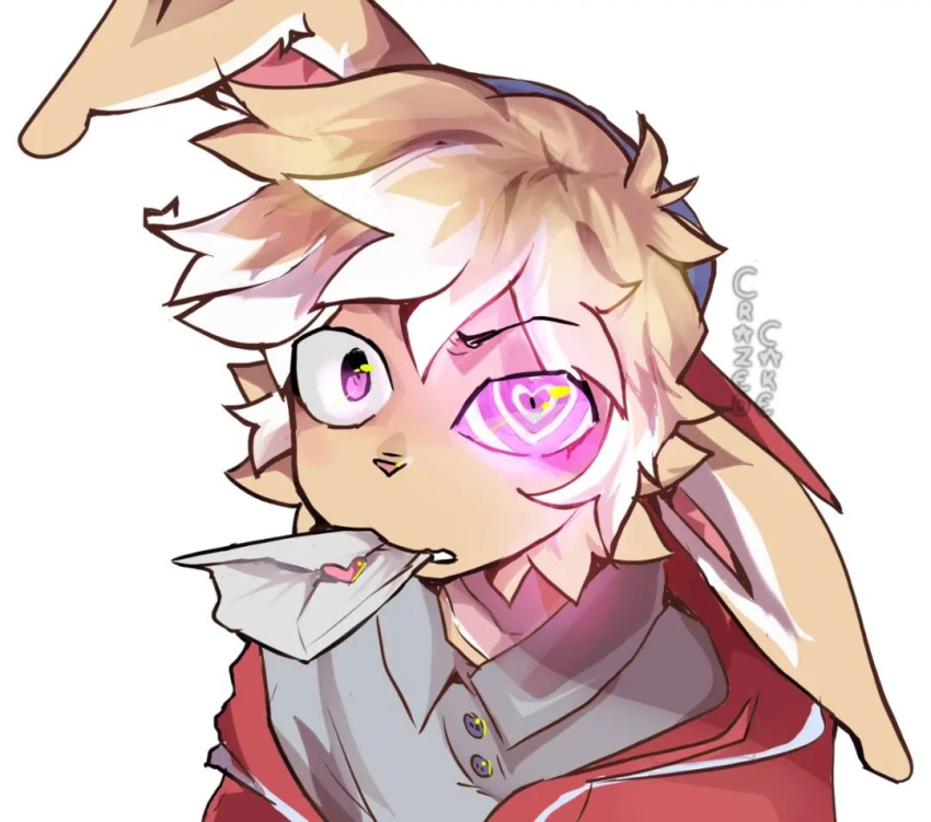 &lt;3 ailurid anthro crazedcake cupcake_(crazedcake) invalid_tag lagomorph leporid mail male male/male mammal rabbit red_panda solo