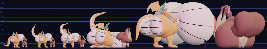 absurd_res anthro big_breasts big_butt big_ears blender_(software) breast_expansion breasts butt butt_expansion chart clawed_fingers darkdraketom dragonite expansion female generation_1_pokemon generation_4_pokemon group growth_sequence hand_on_breast hand_on_butt hands_on_hips height_chart hi_res huge_breasts huge_butt human hyper hyper_breasts hyper_butt larger_female long_image looking_at_another lopunny macro male mammal nintendo pokemon pokemon_(species) pokemon_trainer size_difference size_transformation skye_(darkdraketom) smaller_male transformation trio vivian_(darkdraketom) wide_image wings