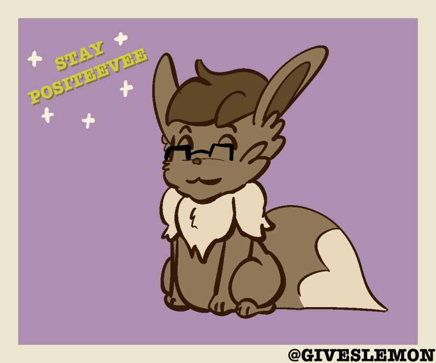 animated canid canine canis domestic_dog dustyerror eevee fox generation_1_pokemon mammal nintendo pokemon pokemon_(species) sparkles wholesome