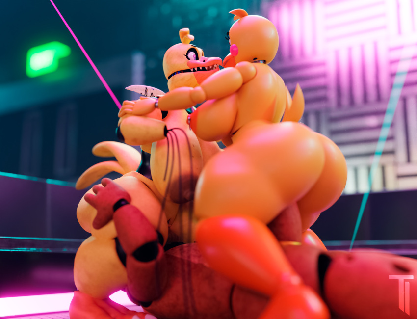 3d_(artwork) animatronic anthro anthro_on_anthro avian bear big_breasts big_penis bird bisexual breasts brown_body chicken cunnilingus detailed_background digital_media_(artwork) erection faceless_character faceless_male fangs female female/female female_penetrated five_nights_at_freddy's five_nights_at_freddy's_2 galliform gallus_(genus) genitals group group_sex hi_res interspecies machine male male/female male_penetrating male_penetrating_female mammal nipple_piercing nipples open_mouth oral penetration penis phasianid piercing pussy reverse_spitroast robot scottgames sex teeth tenshi_ai thick_thighs threesome toy_chica_(fnaf) trio vaginal withered_chica_(fnaf) withered_freddy_(fnaf) yellow_body
