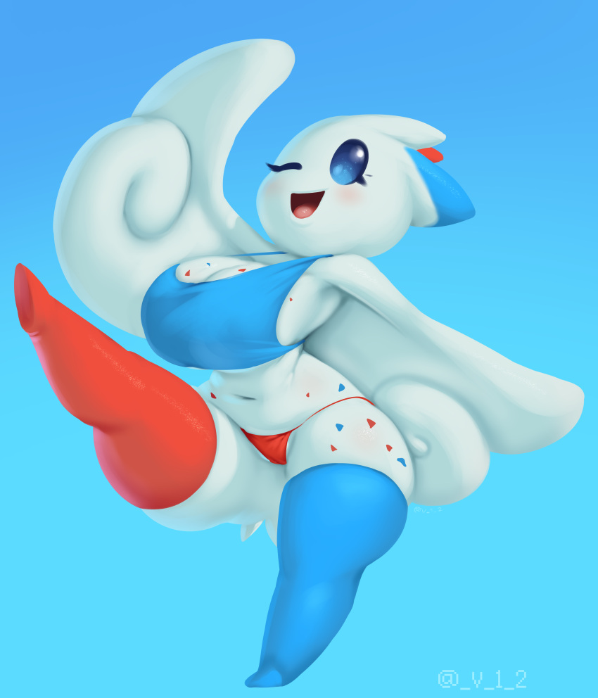 absurd_res android anthro avian big_breasts blush breasts clothed clothing dibujosv12 digital_drawing_(artwork) digital_media_(artwork) female generation_1_pokemon generation_4_pokemon hi_res huge_breasts humanoid machine nintendo open_mouth pokemon pokemon_(species) robot short_stack simple_background smile solo togekiss