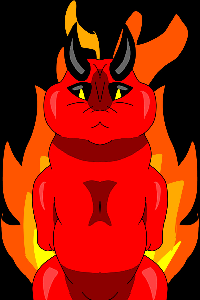 absurd_res anthro demon fire hi_res imp male solo