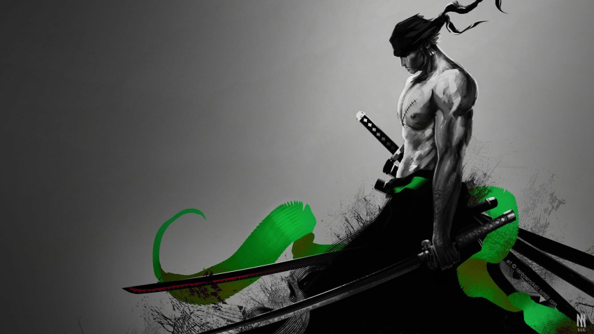 highres non-web_source playmat roronoa_zoro zoro