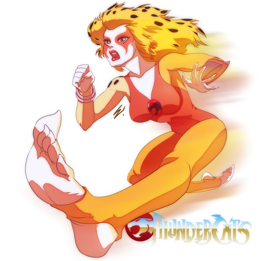 animal_humanoid barefoot blonde_hair cat_humanoid cheetara feet felid felid_humanoid feline feline_humanoid female hair hi_res humanoid mammal mammal_humanoid scamwich soles solo thundercats toes