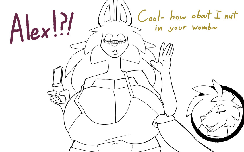 anthro dialogue duo female generation_7_pokemon genitals hi_res humanoid_genitalia humanoid_penis johnithanial lycanroc male male/female nintendo penis pokemon pokemon_(species)