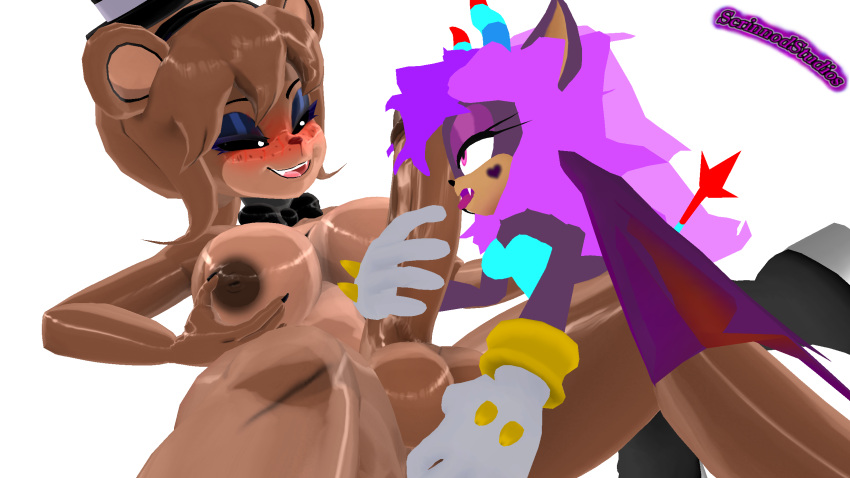 &lt;3 16:9 2023 3d_(artwork) animal_humanoid animatronic anthro aroused artist_logo artist_name balls bat bear big_balls big_breasts big_penis blender_(software) blue_body blue_fur blush boots bow_tie breasts brown_body brown_fur butt cally3d clazzey clothing cryptiacurves curved_horn curvy_body curvy_figure digital_media_(artwork) duo erection fan_character fangs fingering fingering_partner fingers five_nights_at_freddy's fluffy fluffy_hair footwear freddy_(fnaf) fredina's_nightclub fredina_(cally3d) frenni_fazclaire fur genitals gloves hair hand_on_breast hand_on_penis handwear hat headgear headwear heart_on_body herm herm/herm herm_(lore) hi_res horn huge_penis humanoid humanoid_genitalia humanoid_penis hybrid intersex intersex/intersex legwear licking lillane_flangkra logo looking_at_another looking_at_partner looking_at_viewer looking_back looking_back_at_viewer machine mammal mammal_humanoid membrane_(anatomy) membranous_wings mobian_bat nipples nude open_mouth oral penile penis penis_lick purple_body purple_eyes purple_fur purple_hair purple_skin pussy robot scottgames scrinnodstudios sega self_insert sex short_stack signature simple_background smile sonic_the_hedgehog_(series) tail teeth thick_thighs tongue tongue_out topwear ursine vaginal vaginal_fingering vtuber widescreen wings
