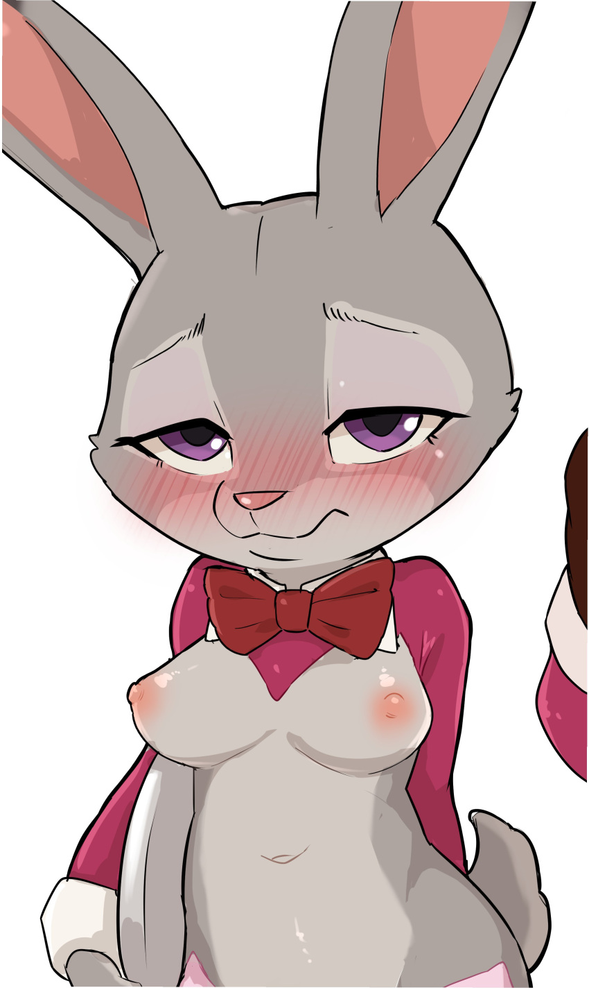 absurd_res breasts female hi_res lagomorph leporid mammal manmosu_marimo rabbit solo tail