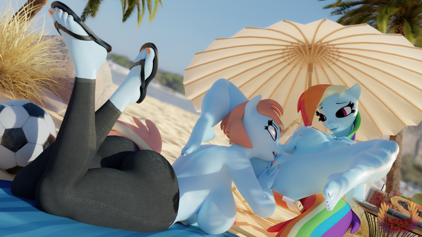 3d_(artwork) absurd_res anthro anthrofied big_breasts breasts butt clothed clothing cunnilingus daughter digital_media_(artwork) duo equid equine female female/female friendship_is_magic genitals hasbro hi_res incest_(lore) loveslove mammal mild mother mother_and_child mother_and_daughter my_little_pony oral parent parent_and_child pussy rainbow_dash_(mlp) sex spread_legs spreading topless vaginal windy_whistles_(mlp)
