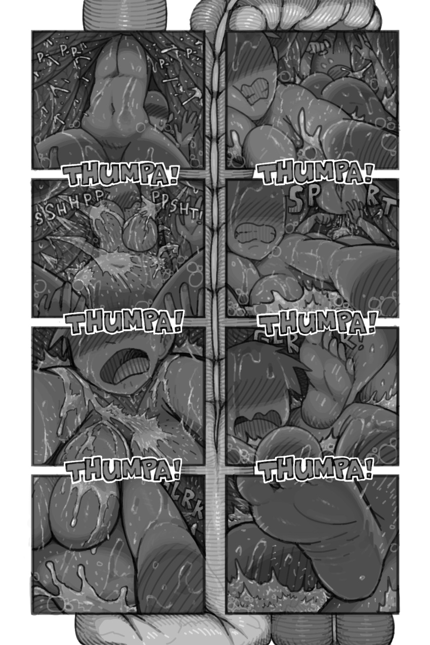 anon anthro anthro_pred big_breasts bodily_fluids breast_squish breasts clenched_teeth collision digestion dragon esophageal_sphincter falling female female_prey first_person_view heartbeat hi_res human human_prey inside_stomach mammal multiple_prey navel not_furry_focus oral_vore organs pressing_breasts_together prey_pov shyguy9 squish stomach stomach_acid teeth vore wet