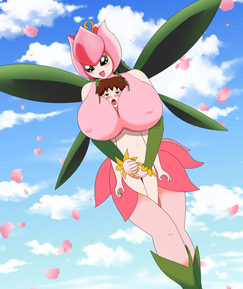 absurd_res age_difference bandai_namco big_breasts breasts digimon digimon_(species) dominant dominant_female duo elemental_creature erection female flora_fauna flower_(anatomy) flying handjob hi_res human human_on_humanoid humanoid interspecies larger_female larger_humanoid lillymon male male/female mammal older_female older_humanoid penile plant plant_hair pseudo_hair sex size_difference smaller_human smaller_male submissive submissive_male younger_human younger_male たわし