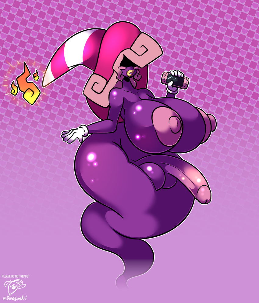 absurd_res anthro balls big_breasts big_penis bimbo_lip bimbofication breasts clothing duragonart female genitals gloves gynomorph hair handwear hat headgear headwear hi_res huge_breasts huge_penis hyper hyper_breasts intersex long_hair long_penis mario_bros mature_gynomorph mature_intersex nintendo nintendo_switch_lite overweight overweight_gynomorph overweight_intersex paper_mario penis shadow_creature shadow_humanoid shadow_siren vivian_(mario) wide_hips witch_hat