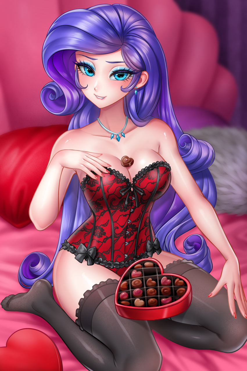 absurdres breasts highres lace large_breasts lingerie my_little_pony my_little_pony:_equestria_girls my_little_pony:_friendship_is_magic non-web_source pantyhose rarity underwear