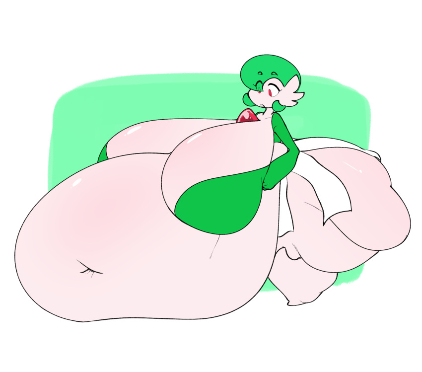 belly big_(disambiguation) bloat bloating blob_(disambiguation) breasts butt expansion gardevoir generation_3_pokemon hi_res inflation invalid_tag nintendo obese organs overweight pokemon pokemon_(species) slightly_chubby stomach stuffing taut weightgain