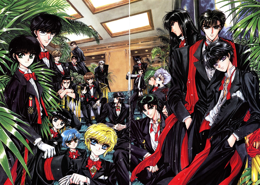 aoki_seiichirou arisugawa_sorata ashura clamp gap kusanagi_shiyu male monou_fuuma nataku ryuu-ou sakurazuka_seishirou shirou_kamui sumeragi_subaru yasha-ou