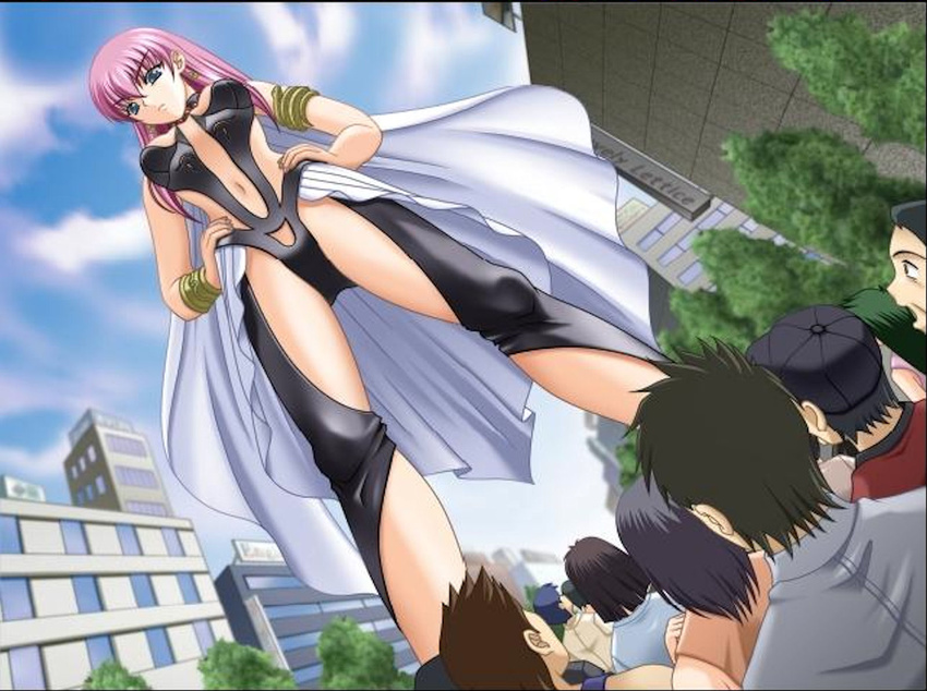 city game_cg giantess highres jpeg_artifacts konna_mahou_shoujo:_atashi_wa_remi remi_(atashi_wa_remi)