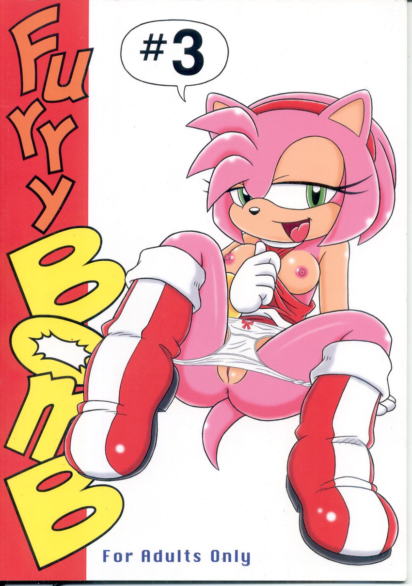 amy_rose anus breasts cover furry highres koshi_rikudo pussy sonic_the_hedgehog