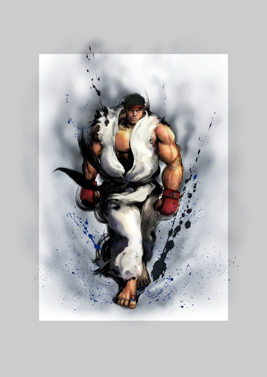 absurdres highres ikeno_daigo male_focus official_art ryuu_(street_fighter) solo street_fighter street_fighter_iv_(series)