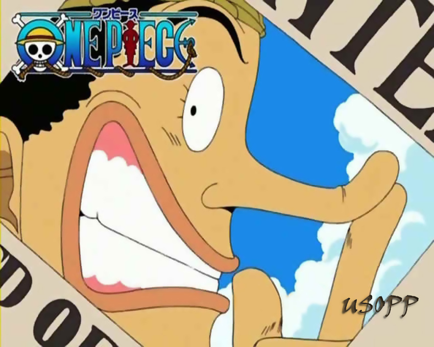 anime cap male nose one_piece smile tagme usopp wallpaper