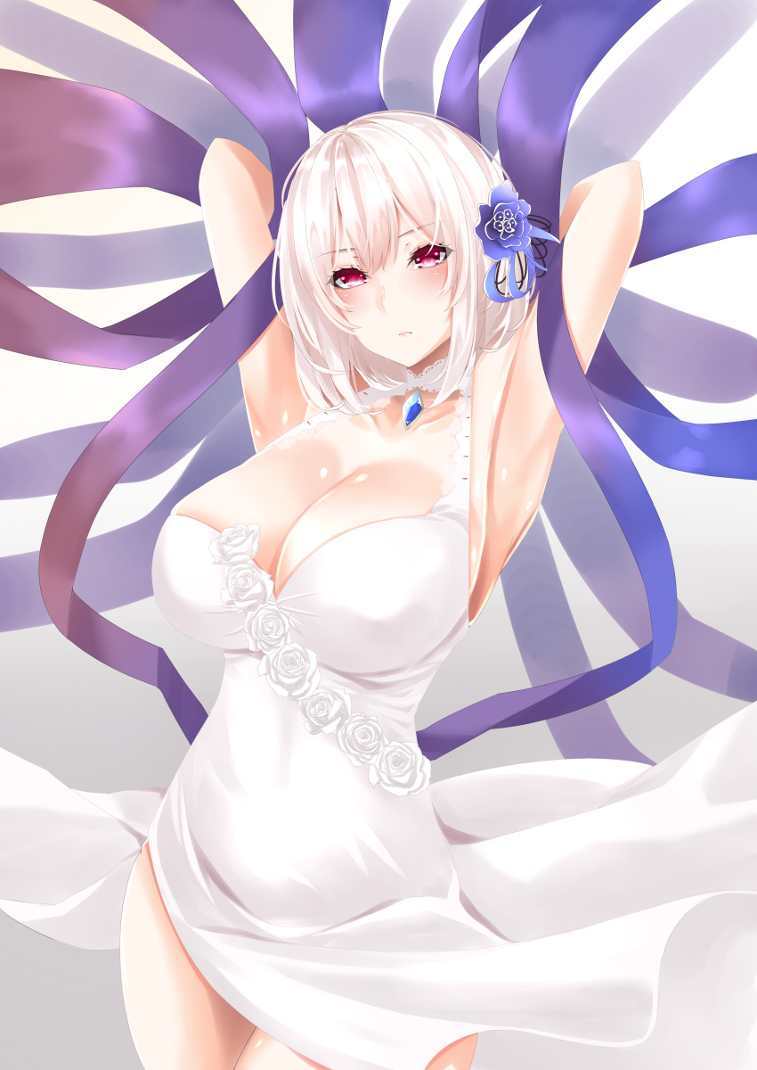 azur_lane cleavage dress sirius_(azur_lane) surota