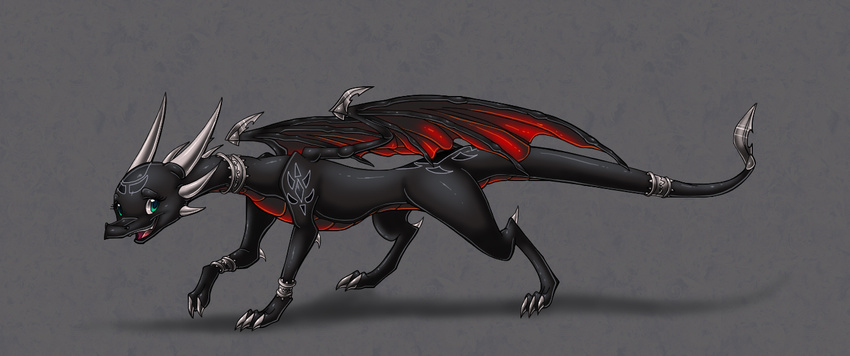 cynder dragon female feral scalie solo spyro_the_dragon thiscrispykat wings