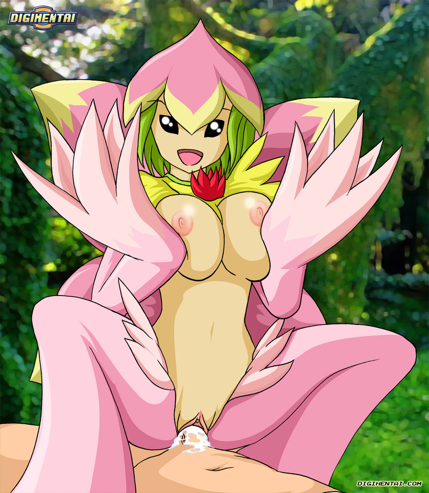 breast_grab breasts crouching cum digihentai digimon lilamon penetration pussy