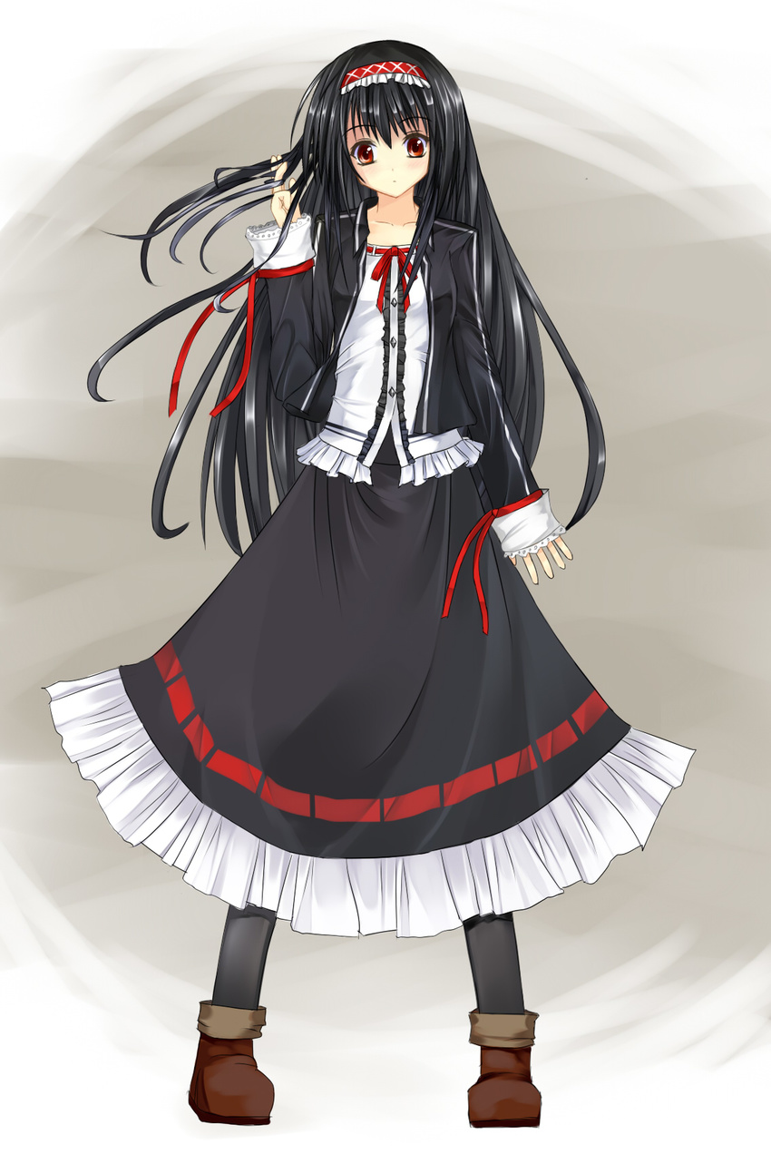 bad_id bad_pixiv_id black_hair hairband highres long_hair niboss pixiv_fantasia pixiv_fantasia_5 ribbon solo