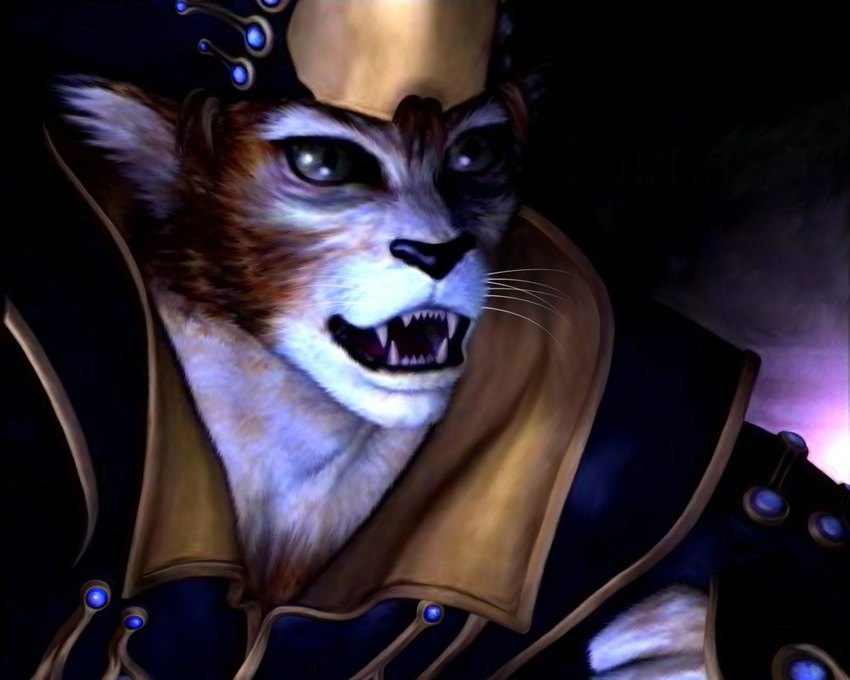 chrono_cross feline ladrasek lynx_(chrono_cross) solo video_games wallpaper yamaneko_(chrono_cross)