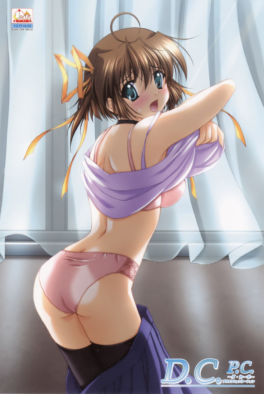 asakura_nemu bra da_capo pantsu shirt_lift undressing