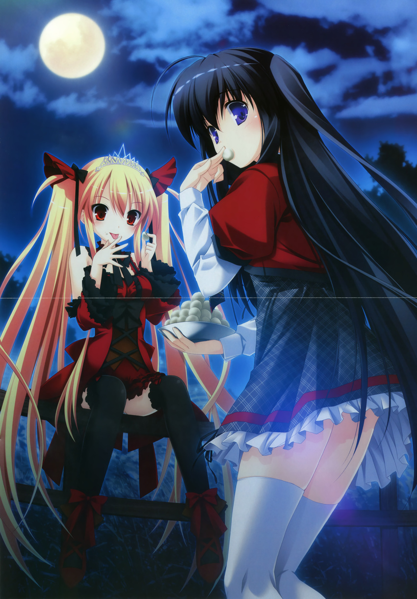 3rd_eye bloody_rondo crease fixme gothic_lolita lolita_fashion makita_maki sakaki_maki thighhighs