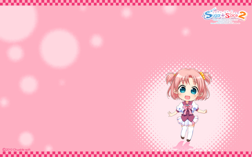 amamoto_fuuka chibi ginta school_uniform sugar+spice_2 thighhighs wallpaper