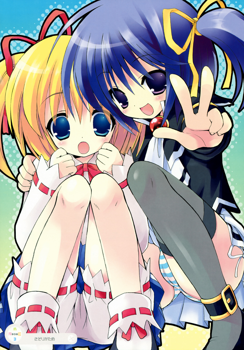 black_lemon-chan cameltoe lemon-chan melonbooks pantsu ribbons sasorigatame shimapan thighhighs uniform