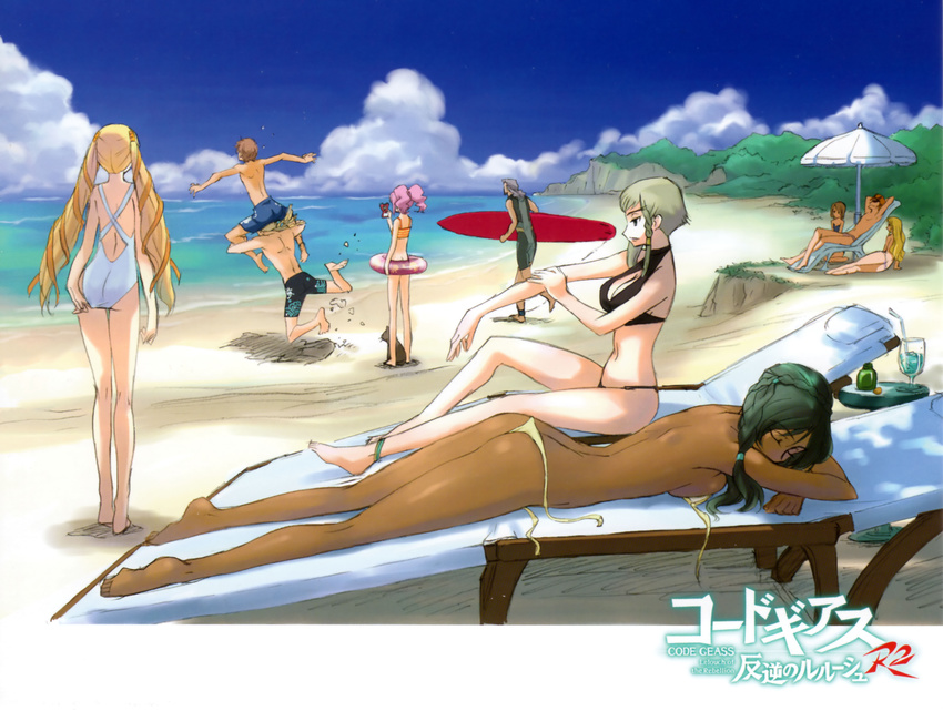 anya_alstreim arthur_(code_geass) bikini bismarck_waldstein code_geass dorothea_ernst gino_weinberg kimura_takahiro kururugi_suzaku lilyna_vergamon luciano_bradley marika_soresi mizugi monica_kruszewski nonette_enneagram ricca