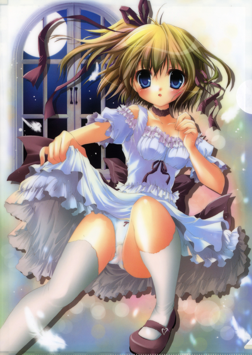 dress izumi_tsubasu lemon-chan melonbooks pantsu screening thighhighs