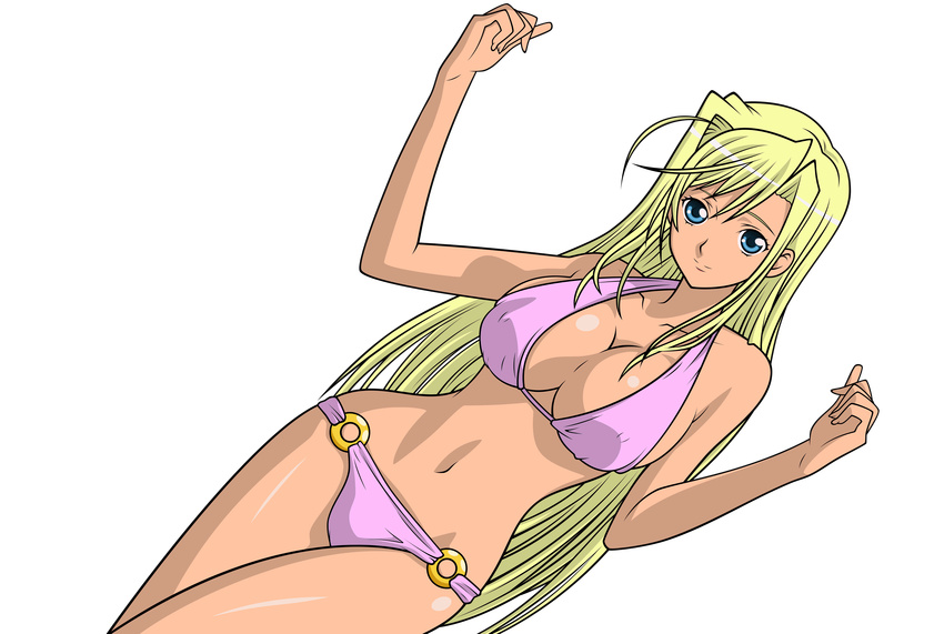 bikini charlotte_hazelrink cleavage mizugi princess_lover! transparent_png vector_trace