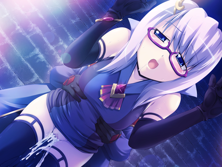 censored escu:de game_cg megane mitsuki_mantarou otome_renshin_prister semen sex thighhighs vagina