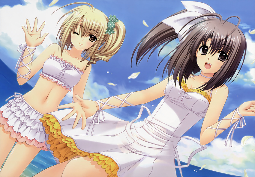 dress kouda_ai mizugi nishimata_aoi ootori_naru oretachi_ni_tsubasa_wa_nai summer_dress