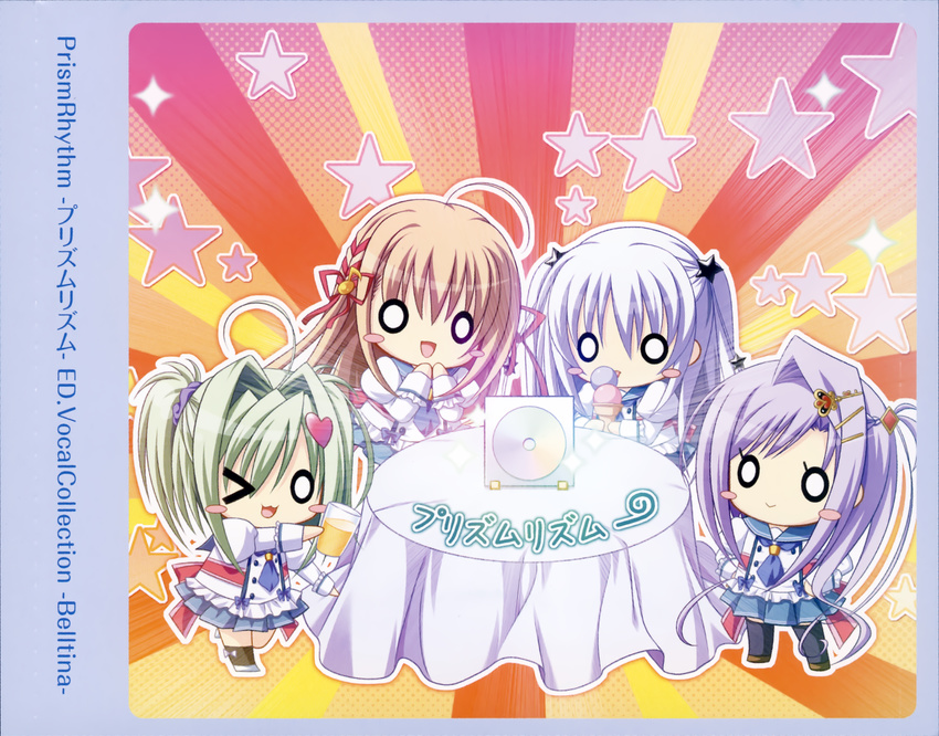 berlioz_ria chibi elsterrier_marigold mizune_gin prism_rhythm school_uniform tokitou_kasumi