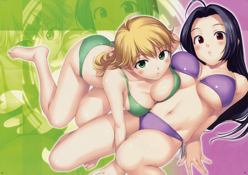 bikini fomalhaut hoshii_miki idolmaster miura_azusa mizugi