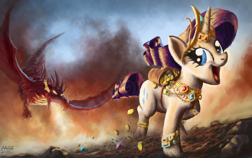 2011 avarice burglary chase chasing coin coins cutie_mark dragon duo dutch_angle equine female feral flames fleeing friendship_is_magic gem greed hair hasbro hoard horn horse jewelry jewels laugh long_hair male mammal moe my_little_pony pony purple_hair rarity_(mlp) revenge running scorched_earth short_hair stealing unicorn wallpaper white_body widescreen wings