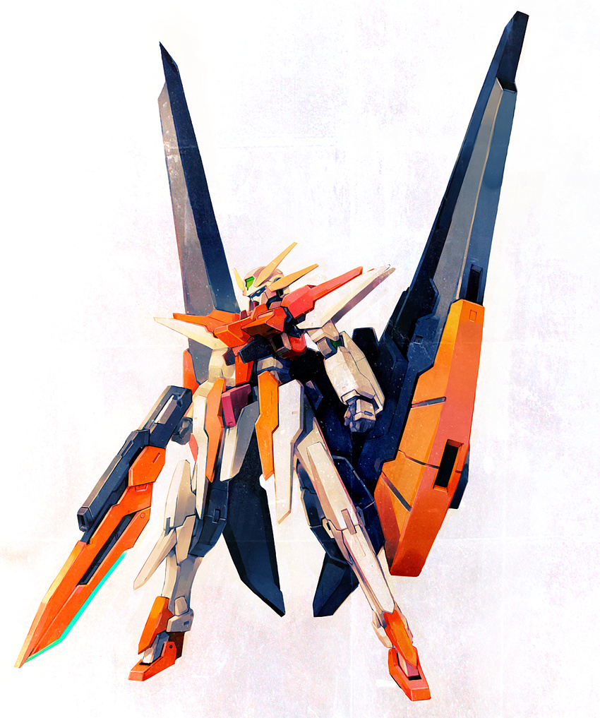 energy_gun gun gundam gundam_00 gundam_harute highres hironox mecha no_humans solo weapon