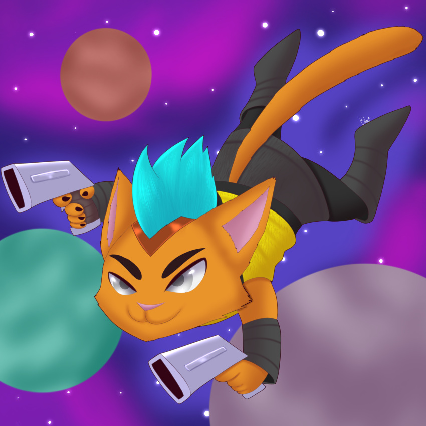 absurd_res chibi damian5320 final_space hi_res little_cato male solo space