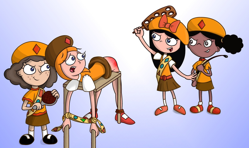 candace_flynn holly honeysmother isabella_garcia-shapiro milly phineas_and_ferb