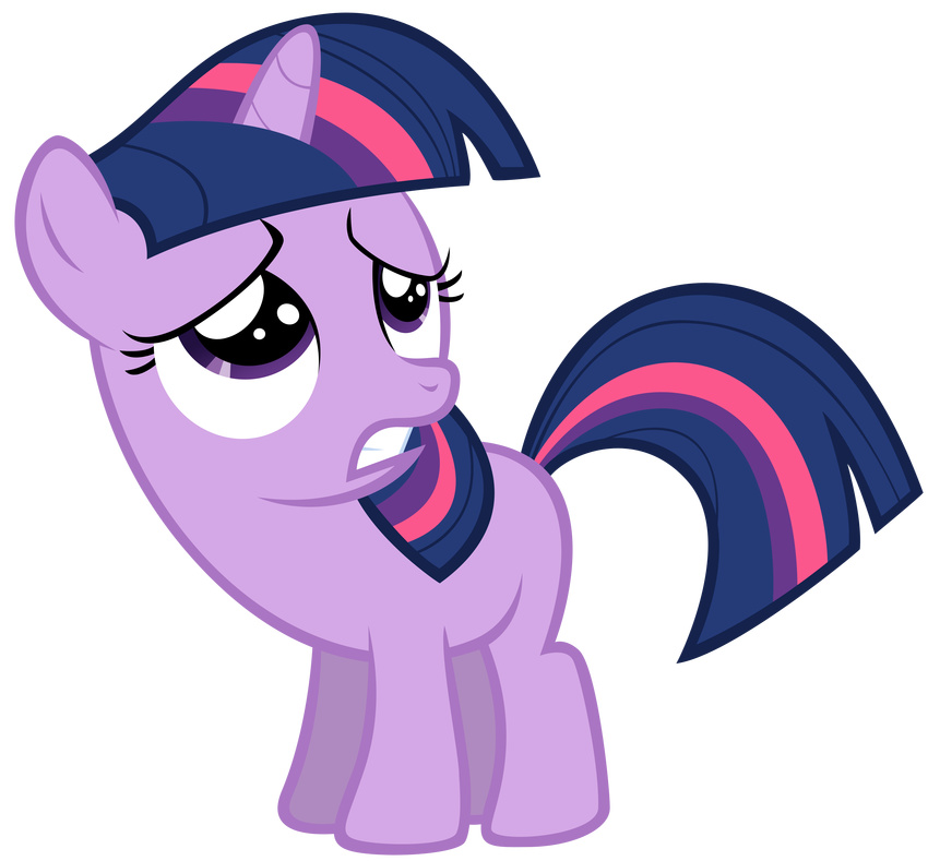 alpha_channel dentist73548 embarrassed equine female feral foal friendship_is_magic hasbro hi_res horn mammal my_little_pony plain_background solo transparent_background twilight_sparkle_(mlp) unicorn